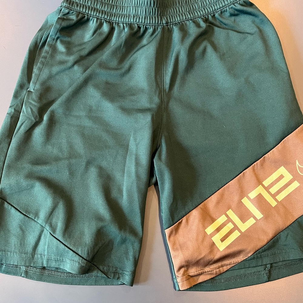 Nike Elite Green Athletic Shorts